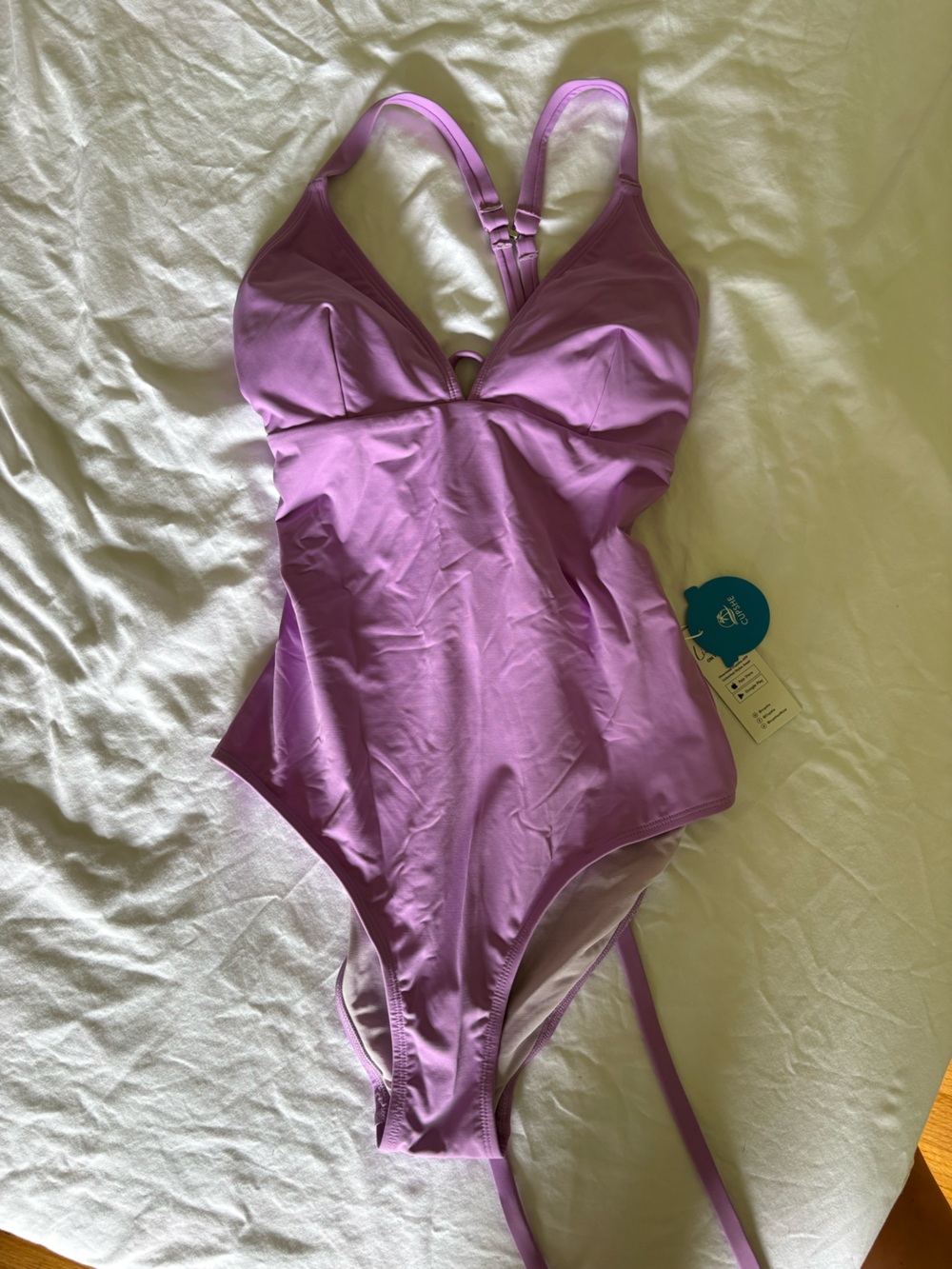 NWT CUPSHE Women’s Purple One-Piece Swimsuit